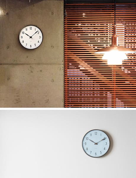 鉄道駅で時を刻んだ実績。ROSENDAHL(ローゼンダール)ARNE JACOBSEN Wall Clock Station 290mm 43643のイメージ画像