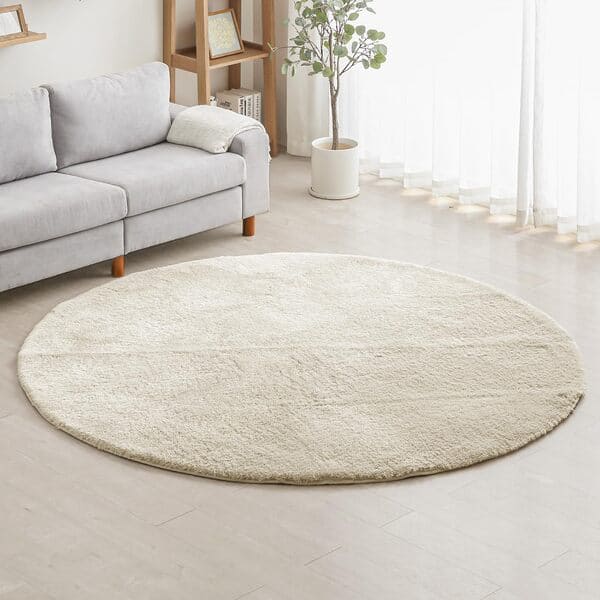 圧倒的なふわふわ感！MODERN DECO（モダンデコ）シャギーラグ 円形 200×200cm