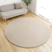 ぼん家具 ラビットファー調ラグ 円形 180cm