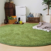 萩原製造所 芝生風 ラグ シーヴァ 円形