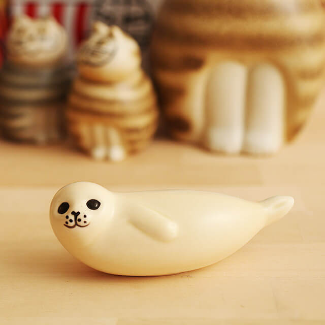 つぶらな瞳がかわいい。SKANSEN（スカンセン）Seal（アザラシ）