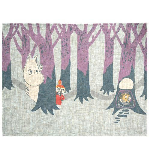 ムーミンのランチョンマット。【ムーミン】ランチマット（森の中）MMLC980R