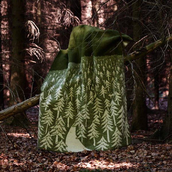 ブランケット ウール 毛布 北欧デザイン ノルウェー製 OLEANA オレアナ