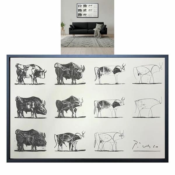 ピカソの制作過程？Le taureau 雄牛