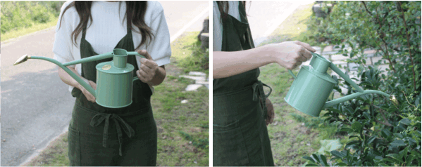 かわいいサイズのブリキ製じょうろ。Haws（ホーズ）Metal Indoor Can（メタルインドアカン）1リットルのイメージ画像