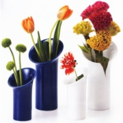 白山陶器 PHONE（フォーン）花瓶 小 花留め付