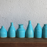 pieno（ピエーノ ）伊藤満 青の花器 一輪挿し