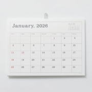 飽きのこない定番カレンダー。ANDO GALLERY（アンドーギャラリー）葛西薫 カレンダー AG-047/048