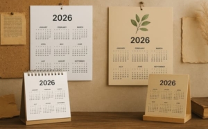 【2026年度】おしゃれな壁掛け＆卓上カレンダーおすすめ集