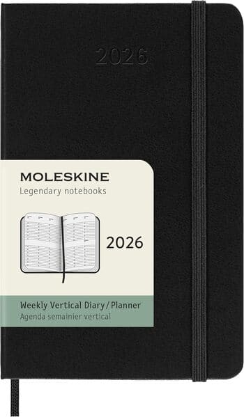 予定もメモもたっぷり。Moleskine（モレスキン）12ヶ月 ウィークリーダイアリー DHB12WV2Y26