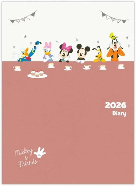 ミッキーと仲間たち！A5ファミリーダイアリー ミッキー＆ミニー YDD-845-834