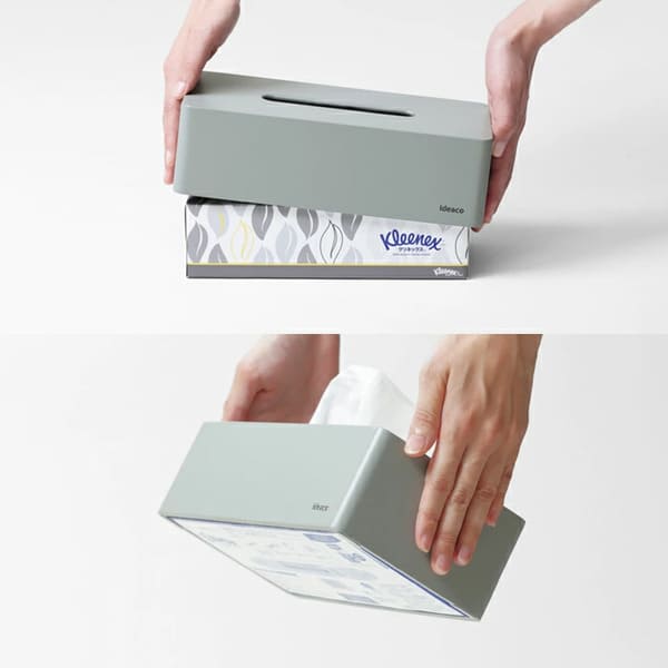 豊富なカラーバリエーション。ideaco（イデアコ）box grande（ボックスグランデ）ティッシュケースのイメージ画像2
