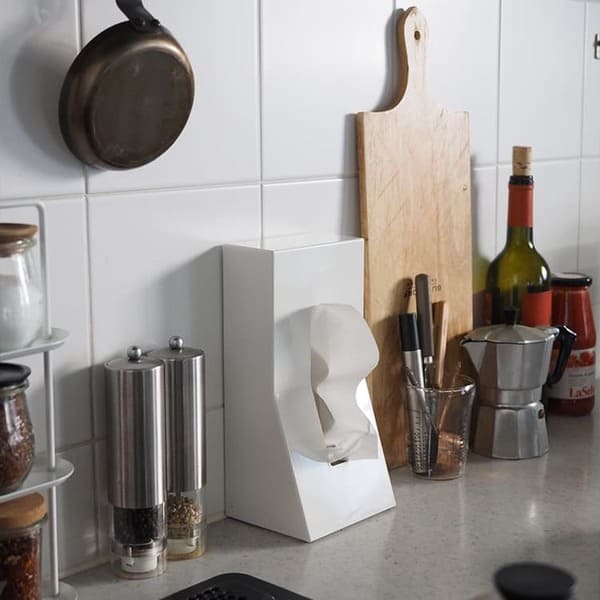 グッドデザイン賞。DUENDE（デュエンデ）Stand！ティッシュペーパーホルダーのイメージ画像