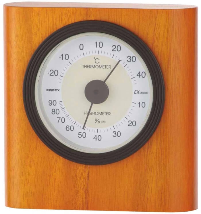 おしゃれなアナログ温湿度計でインテリアに機能美を取り入れる - inzak