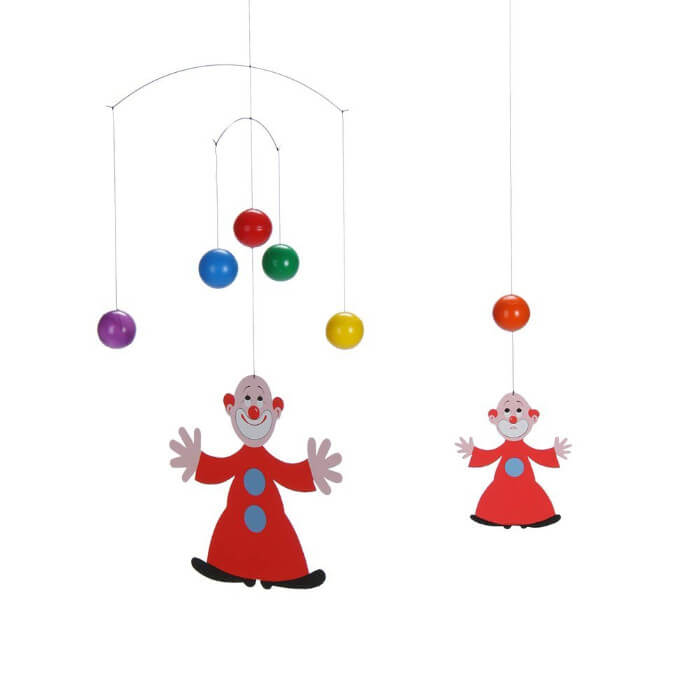 ピエロのコンビ。Jugglers（曲芸師と弟子）FM-064