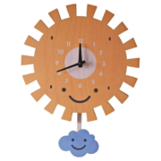 modern moose(モダンムース)Sun Pendulum Clock 3D壁掛け振り子時計 太陽