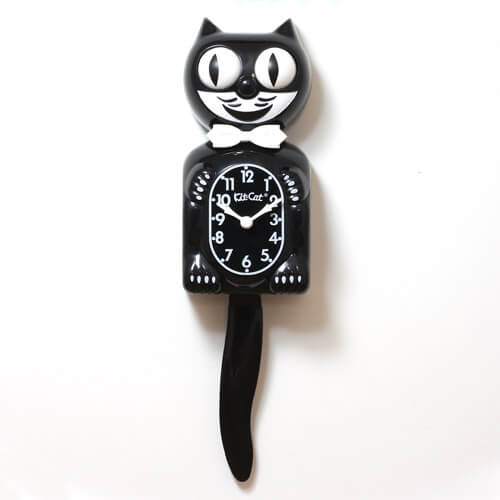 80年の歴史がある猫時計。Kit-Cat Klock(キットキャットクロック)