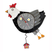 Allen Designs Studio(アレンデザインスタジオ)振り子時計 Flew the Coop Chicken(飛んだメンドリ)