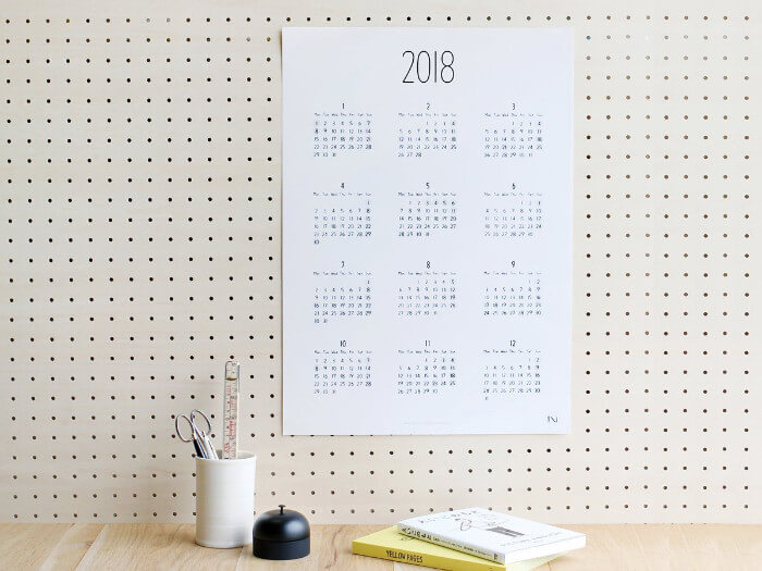 シンプルな一枚。Noritake SEE BY DAY 2018(poster)