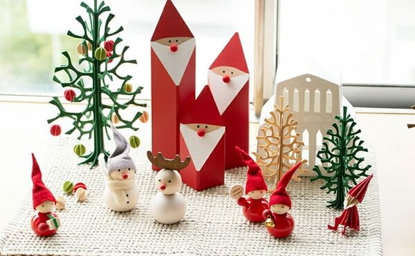 かわいいサンタの置物や人形たちでクリスマス気分を盛り上げよう - inzak