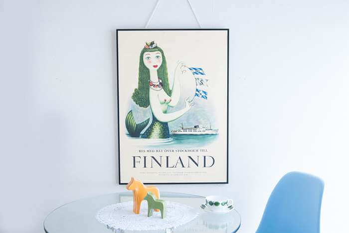 フィンランドの観光ポスターを復刻。Come to Finlandの北欧ポスター