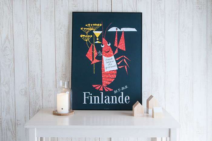 フィンランドの観光ポスターを復刻。Come to Finlandの北欧ポスター