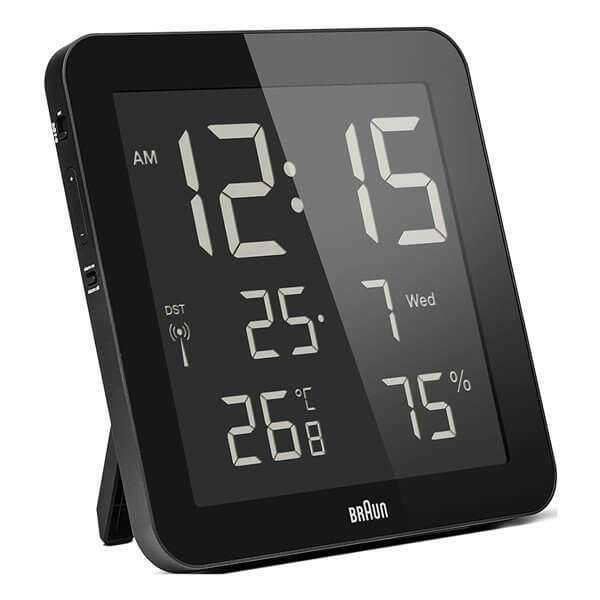 置時計にもなるデジタル壁掛け時計。BRAUN(ブラウン)Digital Wall Clock(デジタルウォールクロック)BNC014