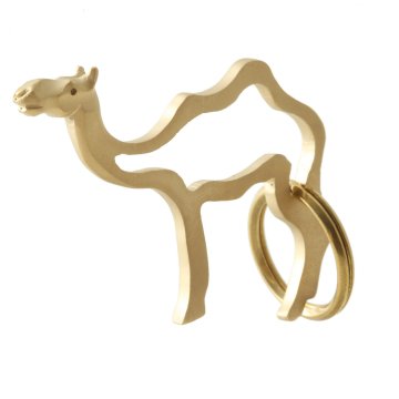ラクダの真鍮製キーリング。PROOF OF GUILD / EZA animal Camel ラクダ