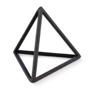 H. Skjalm P（ホー・スキャルム・ピー）アイアンオーナメント ピラミッド型 高さ12cm