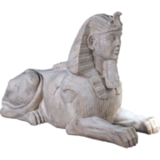 FRPアニマルオブジェ ジャンボスフィンクス（ローマストーン仕上げ）