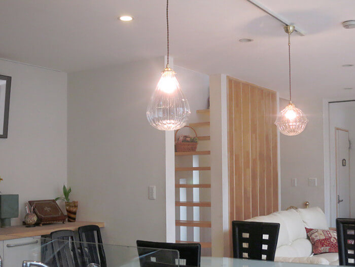 イチジクみたいなライト。FIG ガラスシェードランプ Egyptian Glass lamp