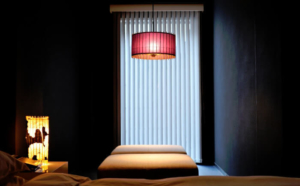 現存する唯一の京和傘屋「日吉屋」のペンダントライト