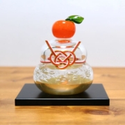 glass calico（グラスキャリコ）ガラスの鏡餅