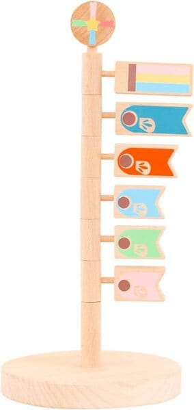 キャラクターいっぱい。ぷりふあ（prefer）MOKU 木製鯉のぼり konori PRM20-MO5-koi