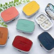 鏡付きコンパクト ピルケース