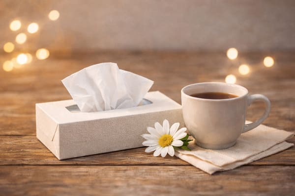 ティッシュの保管時の注意点のイメージ画像