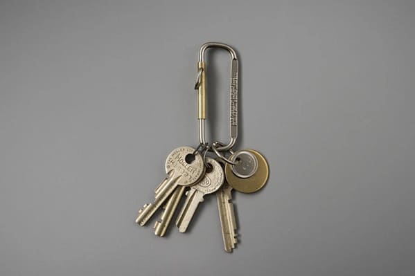 真鍮の風合い。CANDY DESIGN & WORKS（キャンディ デザイン＆ワークス）Kendrick（ケンドリック）Key Ring