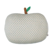 Oeuf(ウフ)NYC Apple Pillow(アップルピロー)White Pickle dots