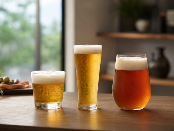 飲む量やビールの種類に合わせて、容量や形を選ぶのイメージ画像