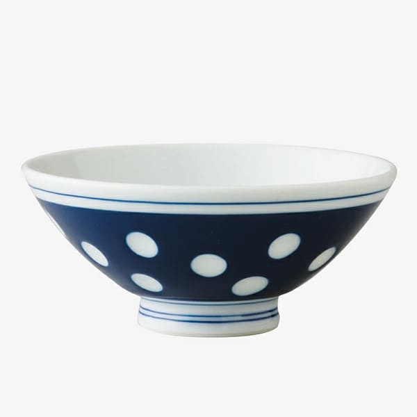 昭和のぬくもり。副千製陶所(そえせんせいとうしょ)水玉 厚渕飯碗