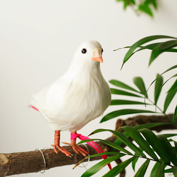 本物の鳥のよう。PUEBCO（プエブコ）ARTIFICIAL BIRDS（アーティフィシャルバーズ）Dove（ハト）S 113074のイメージ画像