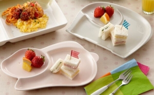盛り付けやすく食べやすい。子供におすすめのランチプレート