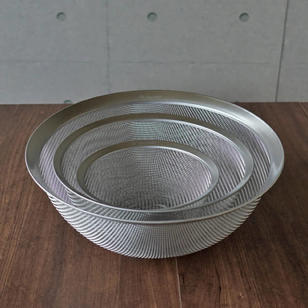 こだわりの編み方。和平フレイズ La Base（ラバーゼ）ステンレス丸ざる LB-001/002/003