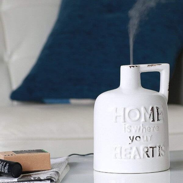 味わい深い陶器製。Onlili（オンリリ）陶器 アロマディフューザー ONL-AD001V