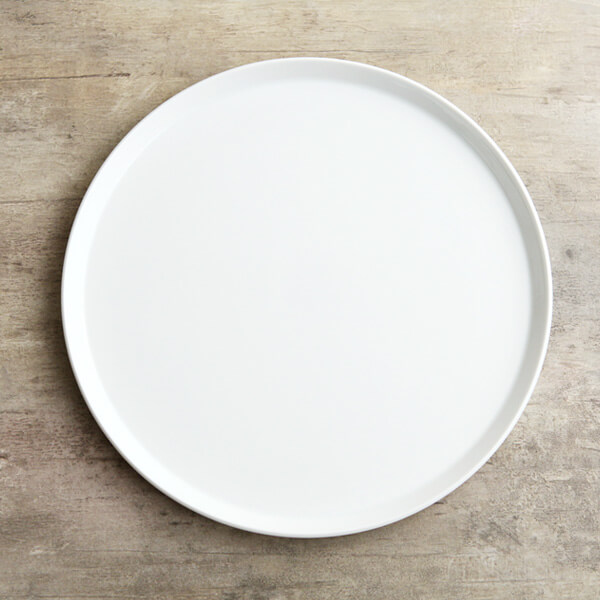 シンプルで美しい白い皿 おしゃれな国産ブランドのディナープレート Inzak