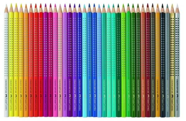 長時間の筆記でも快適。カラーグリップ水彩色鉛筆 36色 缶入 112435のイメージ画像