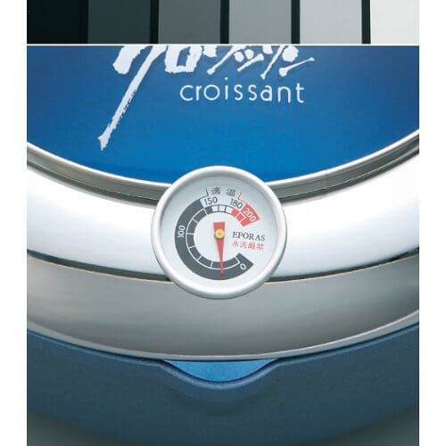 キッチンを彩るブルーのフタ。タマハシ EPORAS（エポラス）CROISSANT（クロワッサン）アクアプティ 22cm CRAP-22Tのイメージ画像