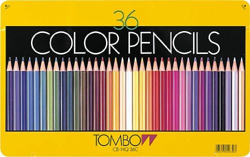 ロングセラーシリーズ。缶入色鉛筆 NQ 36色セット CB-NQ36C
