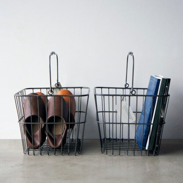 無骨なカゴ。PUEBCO（プエブコ）HEAVY DUTY SQUARE BASKET（ヘビーデューティー スクエアバスケット）107462