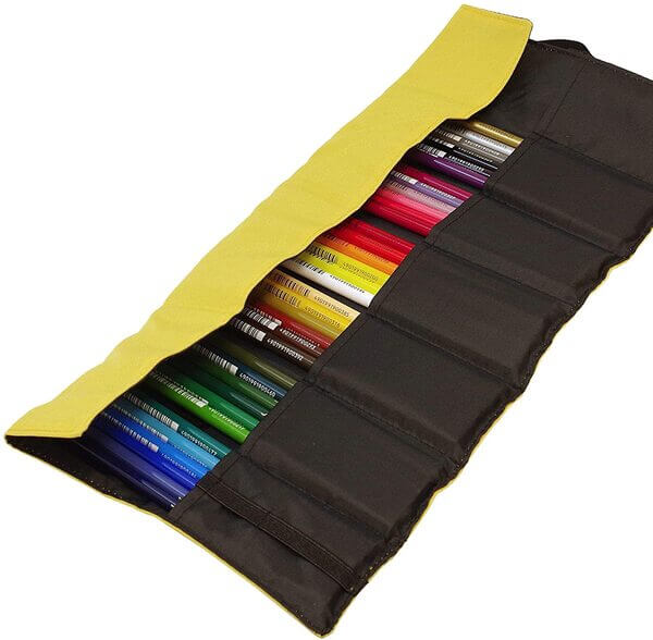 持ち運び簡単。ロールケース入色鉛筆NQ 36色セット CR-NQ36Cのイメージ画像2